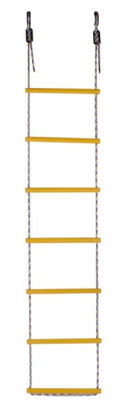 Лестница веревочная 7 перекладин цв.желтый D=25  в Режи - rezh.ok-mebel.com | фото 1