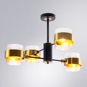 Люстра на штанге Arte Lamp Carlo A8205SP-4BK в Режи - rezh.ok-mebel.com | фото 2