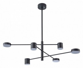 Люстра на штанге Arte Lamp Stanley A2476PL-40BK в Режи - rezh.ok-mebel.com | фото