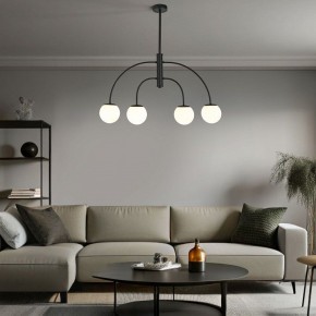 Люстра на штанге Eurosvet Cenacolo 30179/4 черный в Режи - rezh.ok-mebel.com | фото 2