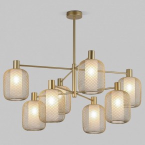 Люстра на штанге Eurosvet Voile 30192/8 золото в Режи - rezh.ok-mebel.com | фото