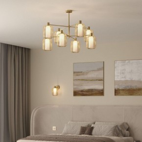 Люстра на штанге Eurosvet Voile 30192/8 золото в Режи - rezh.ok-mebel.com | фото 3