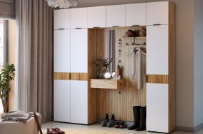 МЕБЕЛЬСОН К12 Прихожая (белое дерево) в Режи - rezh.ok-mebel.com | фото