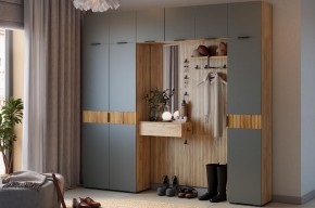МЕБЕЛЬСОН К12 Прихожая (графит) в Режи - rezh.ok-mebel.com | фото