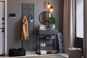 МЕБЕЛЬСОН К19 Прихожая (графит) в Режи - rezh.ok-mebel.com | фото