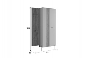 МЕБЕЛЬСОН К8 Прихожая в Режи - rezh.ok-mebel.com | фото 2