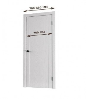 Межкомнатная дверь Bolivar Роялвуд белый (комплект) 700 в Режи - rezh.ok-mebel.com | фото