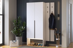 МЕРСИ Прихожая (модульная) белое дерево в Режи - rezh.ok-mebel.com | фото