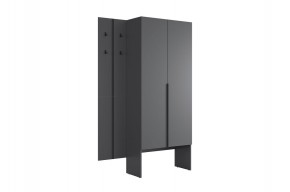 МЕРСИ Прихожая (модульная) графит в Режи - rezh.ok-mebel.com | фото 6