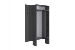 МЕРСИ Прихожая (модульная) графит в Режи - rezh.ok-mebel.com | фото 7
