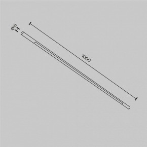 Модульный светильник Maytoni Basis C100CL-L1000-24W3-6K-B в Режи - rezh.ok-mebel.com | фото 6
