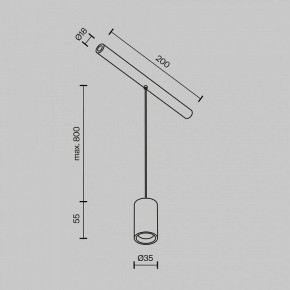 Модульный светильник Maytoni Focus LED C105PL-3W3-6K-B в Режи - rezh.ok-mebel.com | фото 5