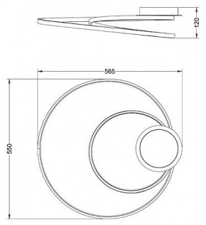 Накладной светильник Arte Lamp Millo A3893PL-30BK в Режи - rezh.ok-mebel.com | фото 2