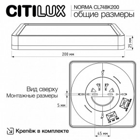 Накладной светильник Citilux Norma CL748K200 в Режи - rezh.ok-mebel.com | фото 11