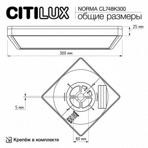 Накладной светильник Citilux Norma CL748K300 в Режи - rezh.ok-mebel.com | фото 7