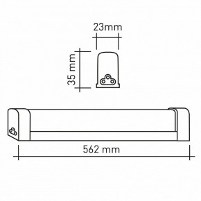 Накладной светильник Эра  LLED-04-0-40K-008 в Режи - rezh.ok-mebel.com | фото 2