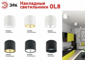 Накладной светильник Эра OL8 GX53 BK Б0048538 в Режи - rezh.ok-mebel.com | фото 2