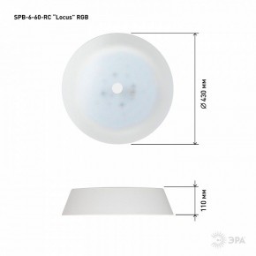 Накладной светильник Эра  SPB-6-60-RC Locus RGB в Режи - rezh.ok-mebel.com | фото 12