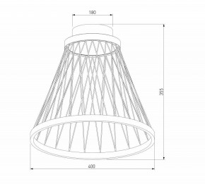 Накладной светильник Eurosvet Cesta 40018/1 LED коричневый в Режи - rezh.ok-mebel.com | фото 4