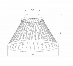 Накладной светильник Eurosvet Cesta 40019/1 LED коричневый в Режи - rezh.ok-mebel.com | фото 4