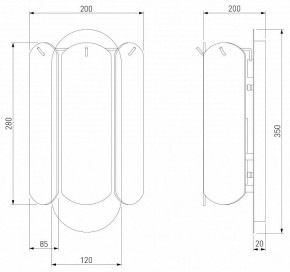 Накладной светильник Eurosvet Claire 60170/2 золото в Режи - rezh.ok-mebel.com | фото 4