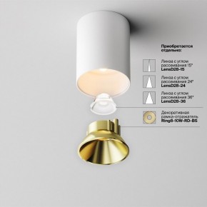 Накладной светильник Maytoni Alfa LED C064CL-8W2.7K-RD-WB в Режи - rezh.ok-mebel.com | фото 3