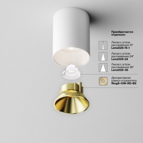Накладной светильник Maytoni Alfa LED C064CL-8W4K-RD-WB в Режи - rezh.ok-mebel.com | фото 6
