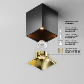 Накладной светильник Maytoni Alfa LED C065CL-8W2.7K-SQ-B в Режи - rezh.ok-mebel.com | фото 6