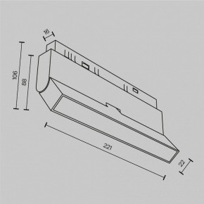 Накладной светильник Maytoni Basis Rot TR036-2-12W2.7K-B в Режи - rezh.ok-mebel.com | фото 7