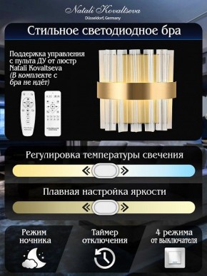 Накладной светильник Natali Kovaltseva ROYALTON LED LAMPS 81125/1W в Режи - rezh.ok-mebel.com | фото 6