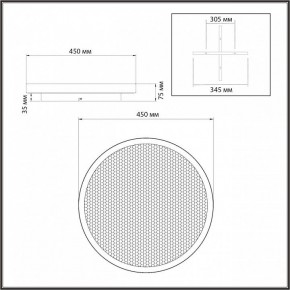 Накладной светильник Sonex Shimmers 7736/60L в Режи - rezh.ok-mebel.com | фото 8