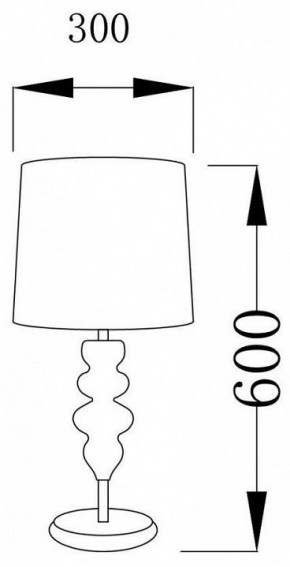 Настольная лампа декоративная Lucia Tucci Bristol 8 BRISTOL T897.1 в Режи - rezh.ok-mebel.com | фото 3