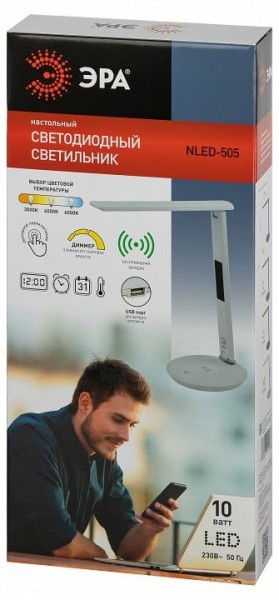 Настольная лампа офисная Эра  NLED-505-10W-W в Режи - rezh.ok-mebel.com | фото 5