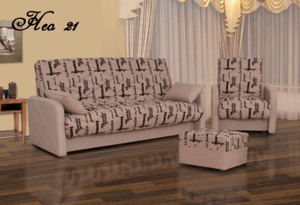 Комплект мягкой мебели НЕО 21М (3+1+ Пуф) в Режи - rezh.ok-mebel.com | фото 1
