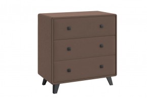 НИКОЛЬ Комод 3 ящика (шоколад) в Режи - rezh.ok-mebel.com | фото