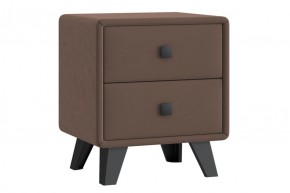 НИКОЛЬ Тумба узкая 2 ящика (шоколад) в Режи - rezh.ok-mebel.com | фото