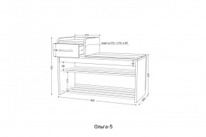 ОЛЬГА 5 Тумба в Режи - rezh.ok-mebel.com | фото 2