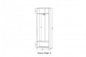 ОЛЬГА-ЛОФТ 3 Шкаф 2-х створчатый в Режи - rezh.ok-mebel.com | фото 3