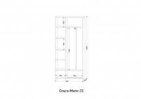 ОЛЬГА-МИЛК 33 Шкаф 3-х створчатый в Режи - rezh.ok-mebel.com | фото 2