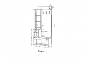 ОЛЬГА Прихожая (модульная) в Режи - rezh.ok-mebel.com | фото 3