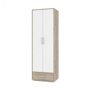 ОЛИВИЯ О22 Шкаф 2-х дверный (дуб серый/белый) в Режи - rezh.ok-mebel.com | фото