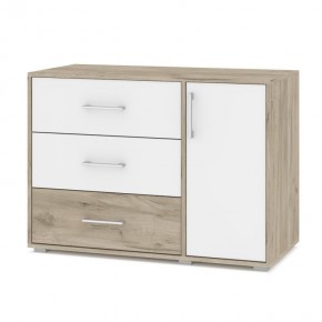 ОЛИВИЯ О63 Комод (дуб серый/белый) в Режи - rezh.ok-mebel.com | фото