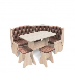 ОРХИДЕЯ ЛЮКС Кухонный уголок (ВЕЛЮР) в Режи - rezh.ok-mebel.com | фото 2