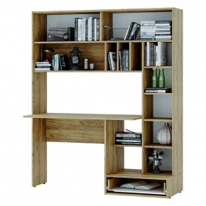 Письменный стол Техно (крафт/бетон) в Режи - rezh.ok-mebel.com | фото 2
