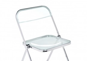 Пластиковый стул Fold складной clear gray-blue в Режи - rezh.ok-mebel.com | фото 5