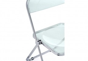 Пластиковый стул Fold складной clear gray-blue в Режи - rezh.ok-mebel.com | фото 7