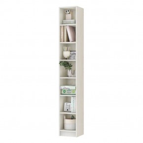 Подростковая Хогвартс Стеллаж узкий (дуб крафт белый) в Режи - rezh.ok-mebel.com | фото