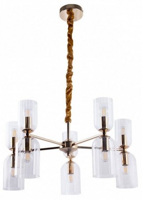 Подвесная люстра Arte Lamp Charm A1623LM-10GO в Режи - rezh.ok-mebel.com | фото