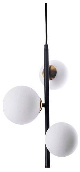 Подвесная люстра Arte Lamp Gemini A2243SP-3BK в Режи - rezh.ok-mebel.com | фото