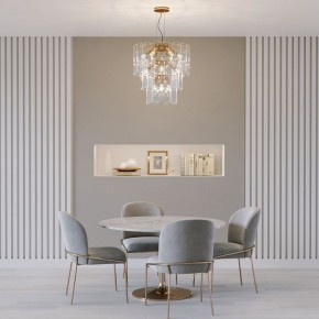 Подвесная люстра Eurosvet Claire 60171 золото в Режи - rezh.ok-mebel.com | фото 3